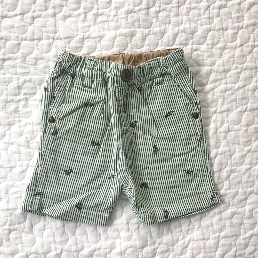 Bit’z Kids Seersucker Shorts w/ Music Instruments